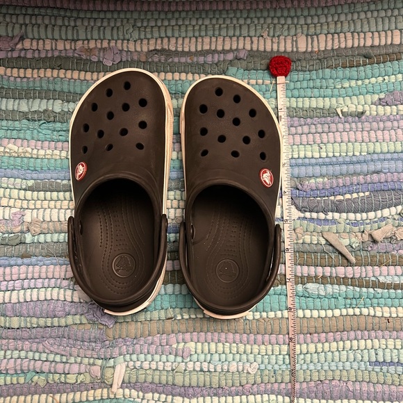 Crocs size 12/13 black and white clogs(2 pair, sold separate) - Picture 2 of 7